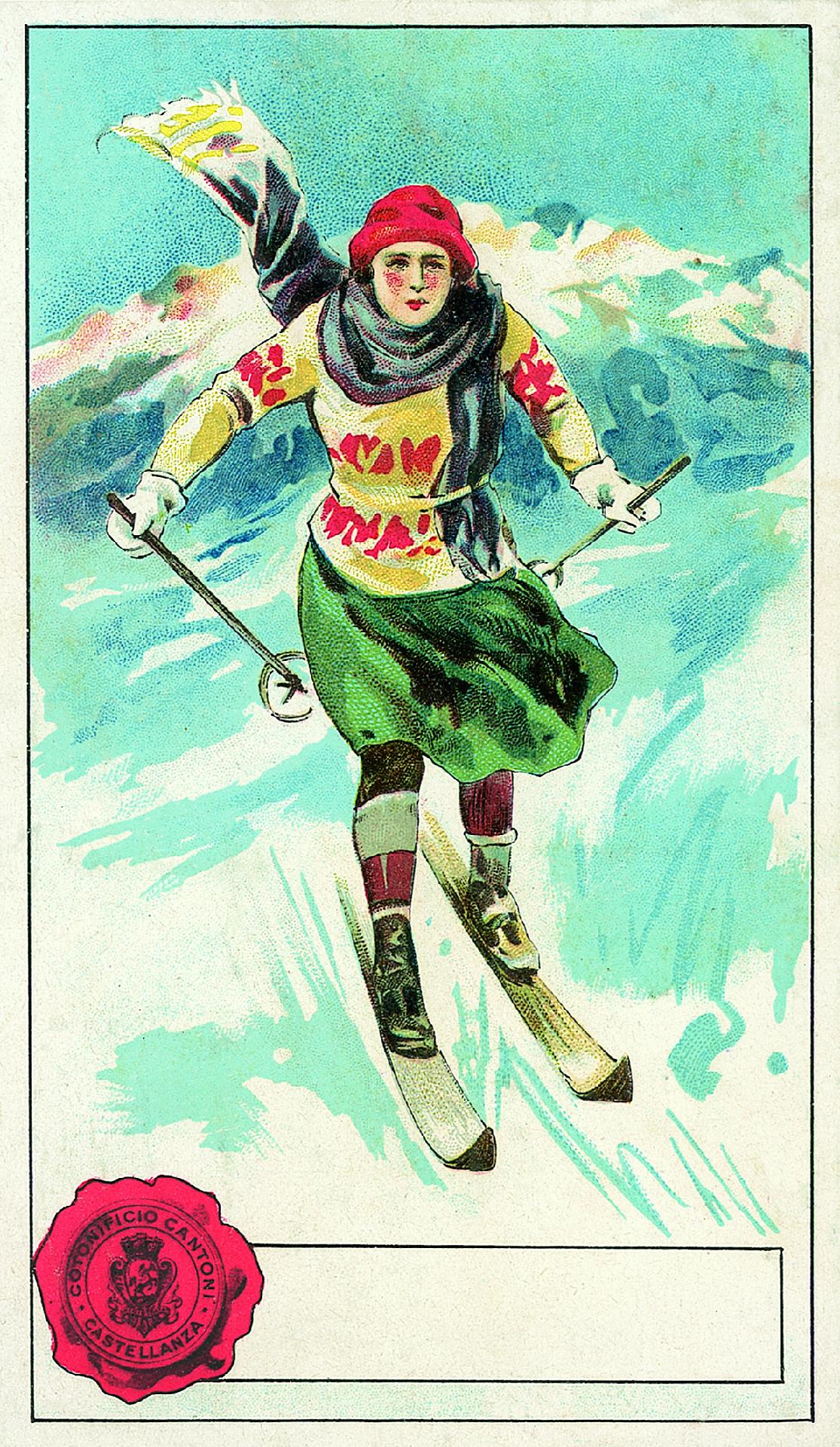 Cantoni cotton mill, yarn label, 1920 - Museo Nazionale della Montagna &quot;Duca Degli Abruzzi&quot; - CAI Torino