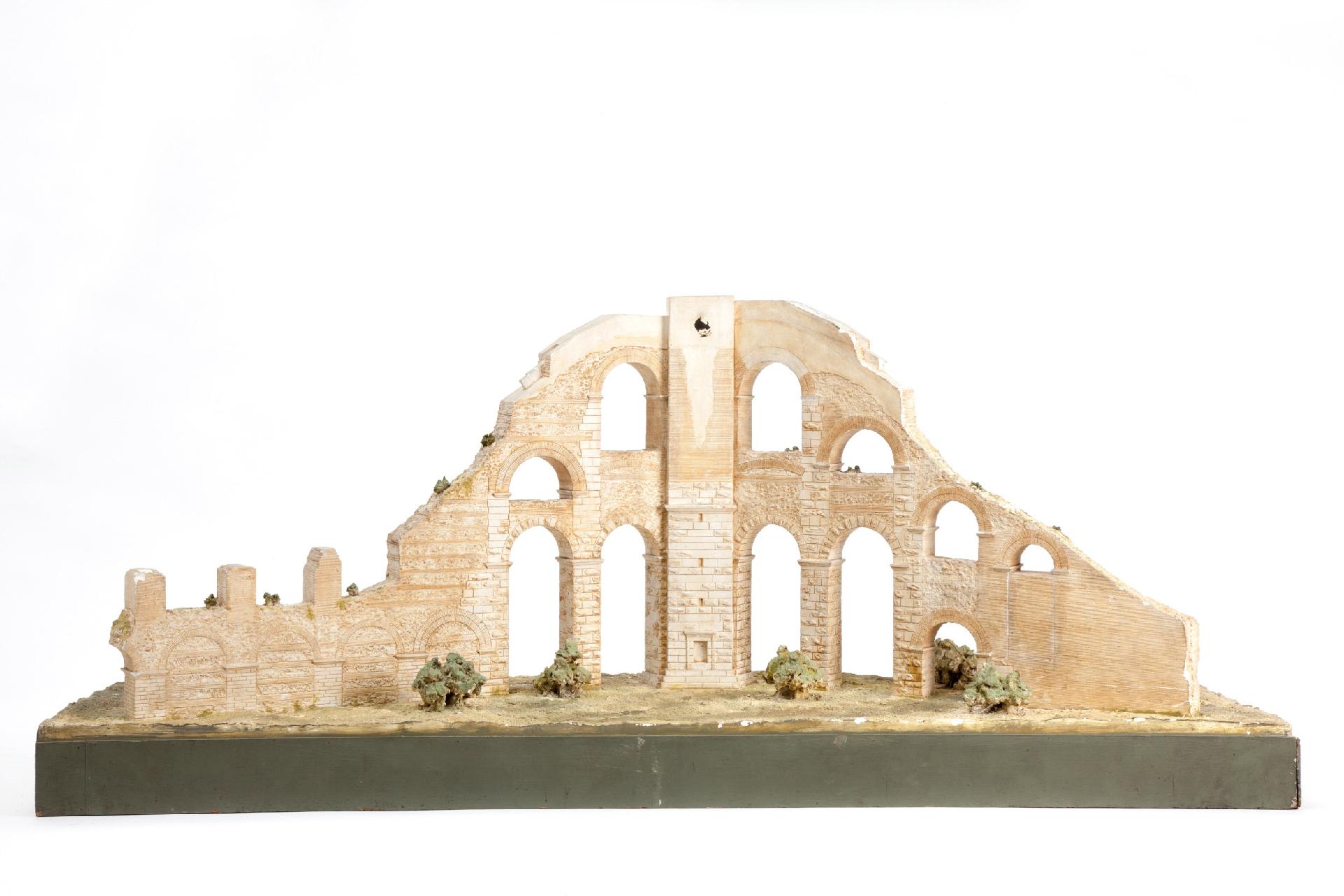 Model of the Roman aqueduct of Aspendos (Turkey) - CC BY-SA Museo Nazionale della Scienza e della Tecnologia Leonardo da Vinci di Milano
