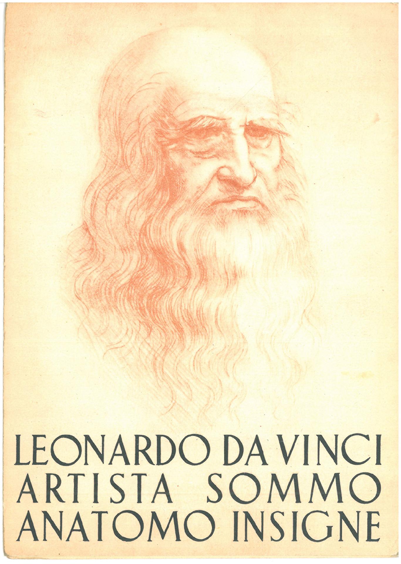 Leonardo artista sommo (Leonardo, the supreme artist), Brochure, Rome, 1936 - CC BY-SA Museo Nazionale della Scienza e della Tecnologia Leonardo da Vinci di Milano