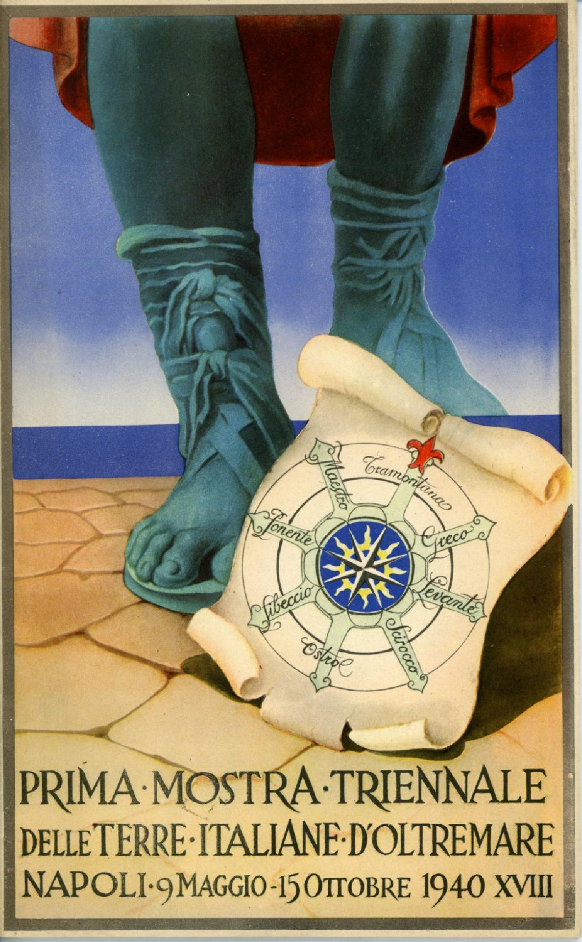 First Triannual Exhibition of Italian Overseas Territories. Naples 9 May - 15 October 1940. Poster of the exhibition - CC BY-SA Museo Nazionale della Scienza e della Tecnologia Leonardo da Vinci di Milano