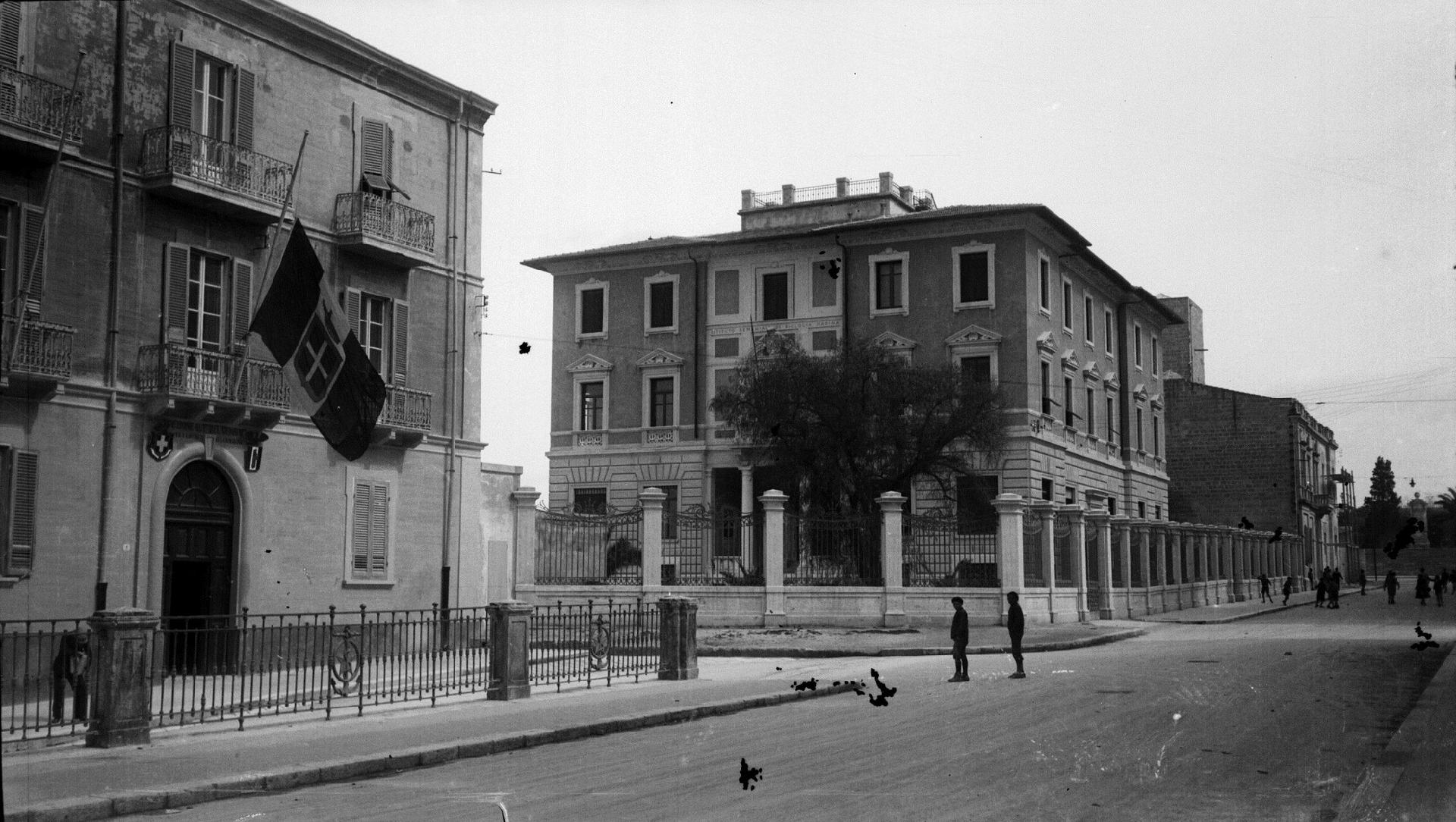 On the right in the photo, the Talaxographic Institute in 1932 at the end of the construction of the current site - Attilio Cerruti