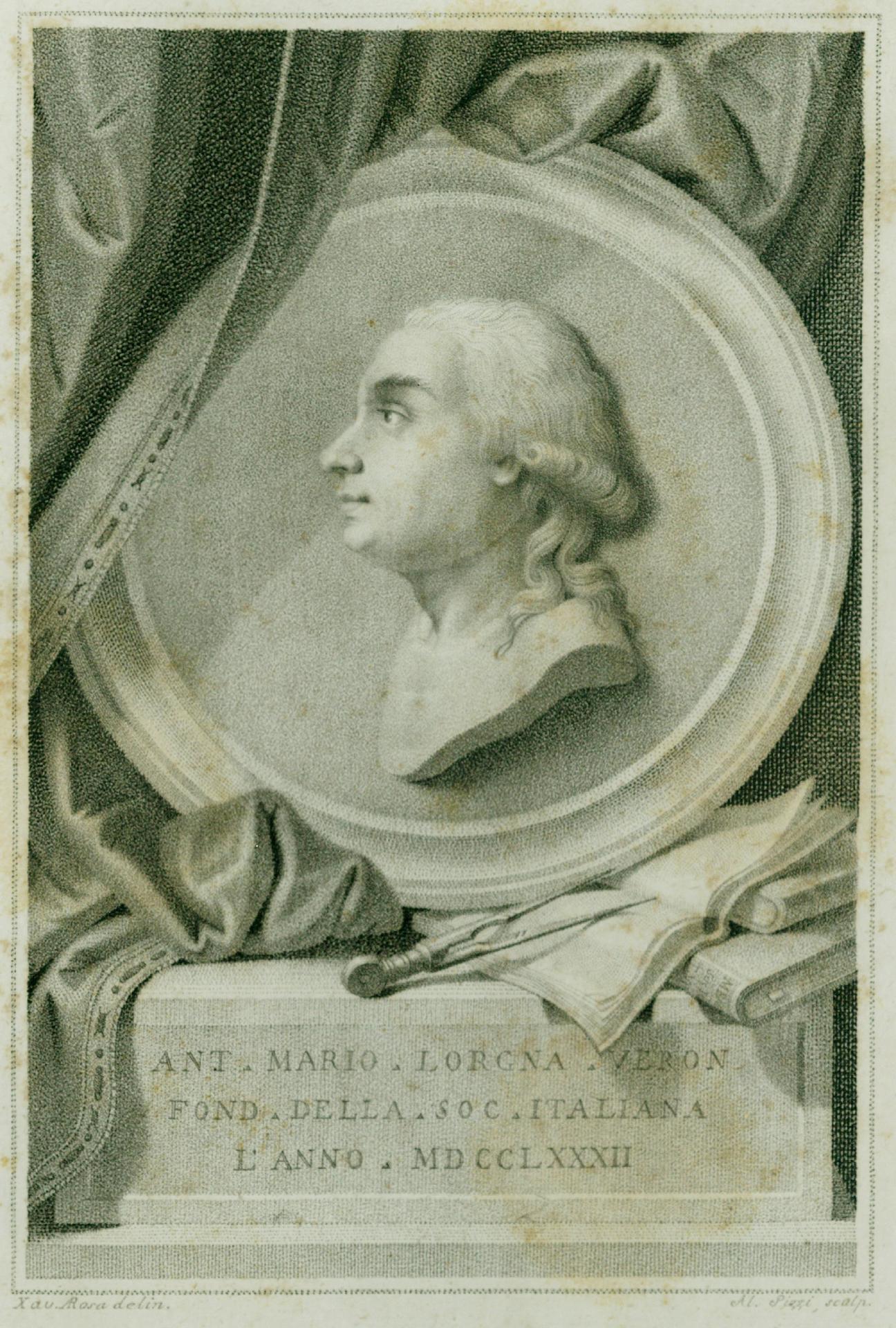 Portrait of Anton M. Lorgna (1735-1796) executed by Agostino Ugolin in 1791 - CC BY-SA Accademia Nazionale delle Scienze, detta dei XL