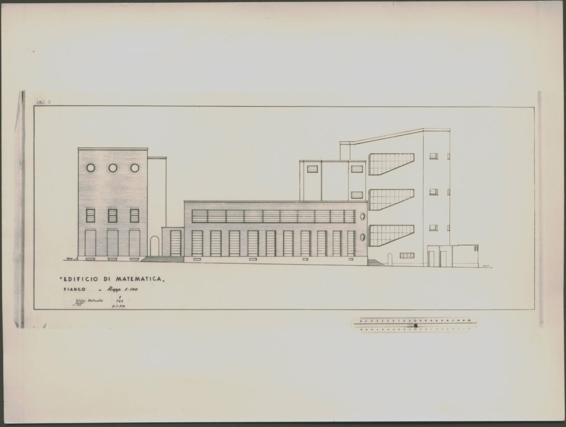 Mathematics Building Drawing. Architect Gio Ponti - CC BY-SA Sapienza Università di Roma