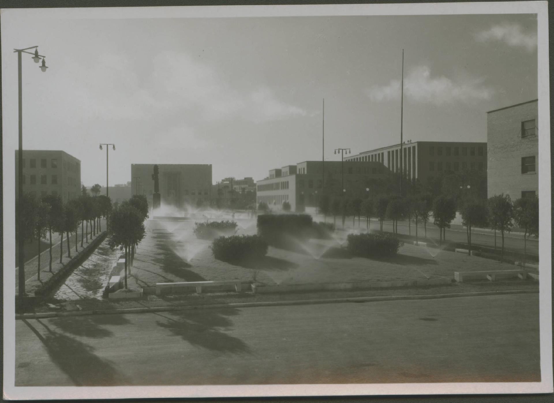 View of Piazzale della Minerva from the Mathematics building - CC BY-SA Sapienza Università di Roma